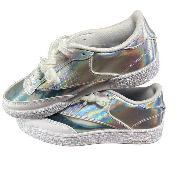 Reebok Men's Club C 85 x WW84 Collectables | White/Silver Metallic |‎ Size 10 - Picture 10 of 12